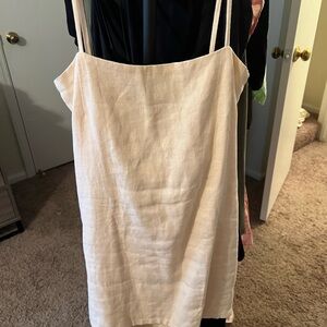 Chic Cream Slip Dress by SIR